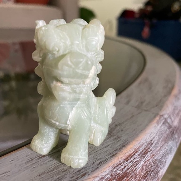 Antique Jade Chinese Foo Dog - Picture 1 of 7